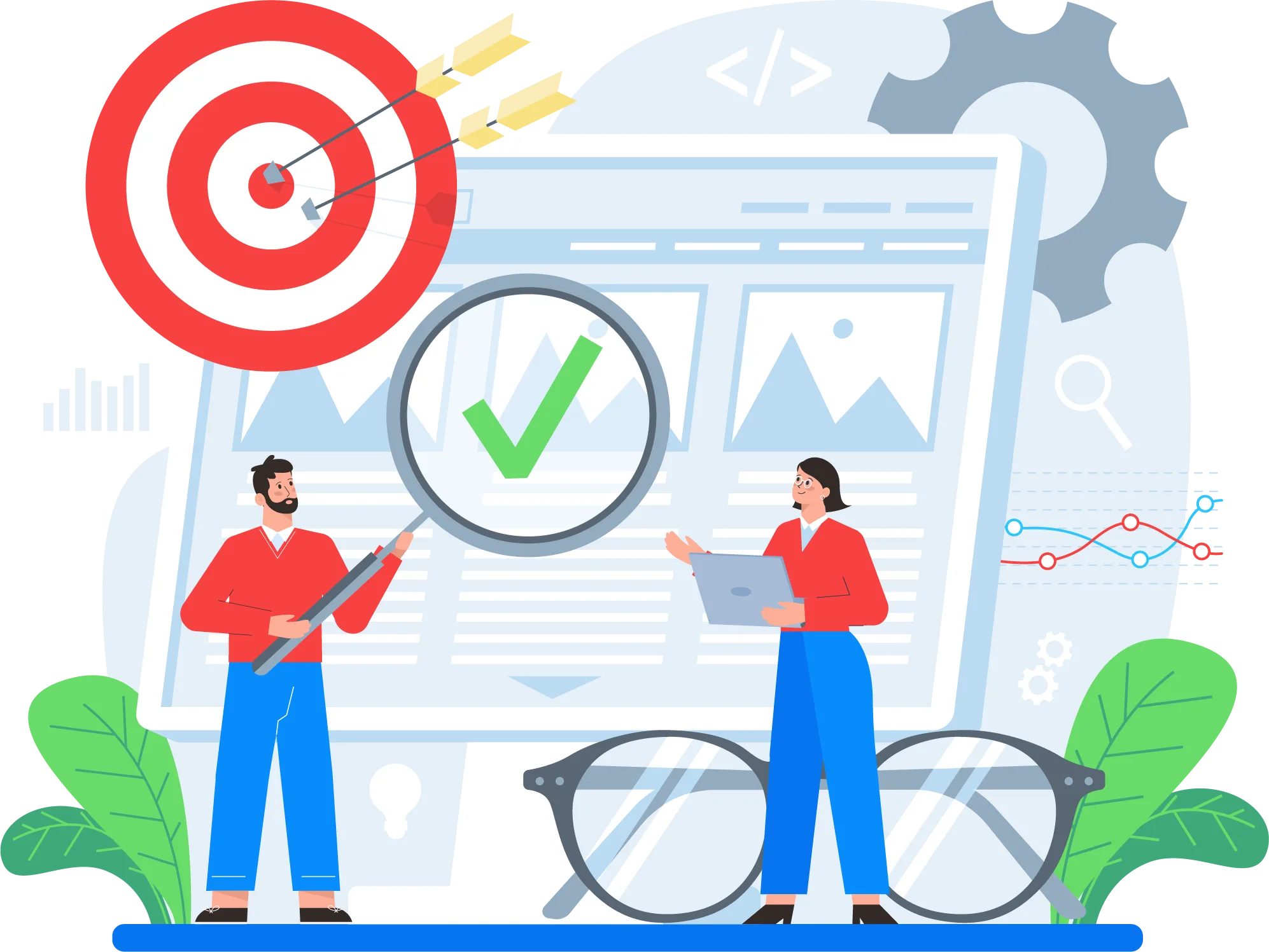 Quality control Illustration